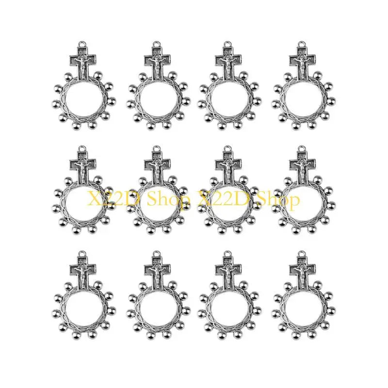 X22D Religious Finger Rosary Rings,30Piece for Worship& Gifting For Baptisms Gift