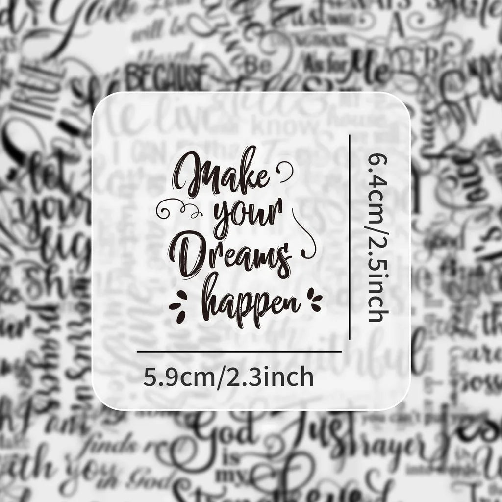 51Pcs Bible Verse Sticker Set - Religious Christian Decor Stickers RecordingYourLife Store