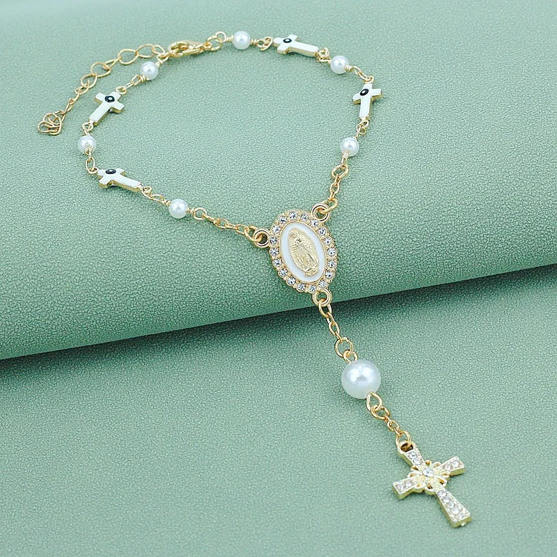 1pc Steering Wheel Rosary Ornament | Rosary Car Pendant Accessory | Car Decor | Car Pendant | Unique Fashion Car Pendant Decorat