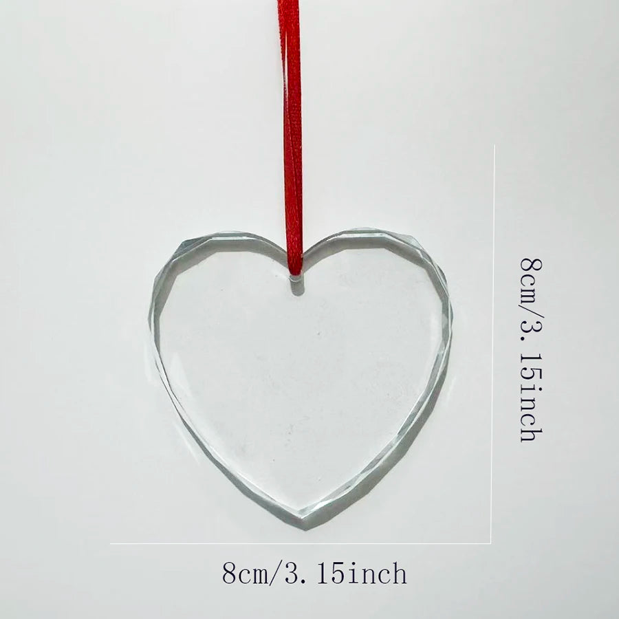 Customized Personalized Gift Crystal Glass Acrylic Pendant Pendant Valentine'S Day Gift For Friends Home Decoration Gift