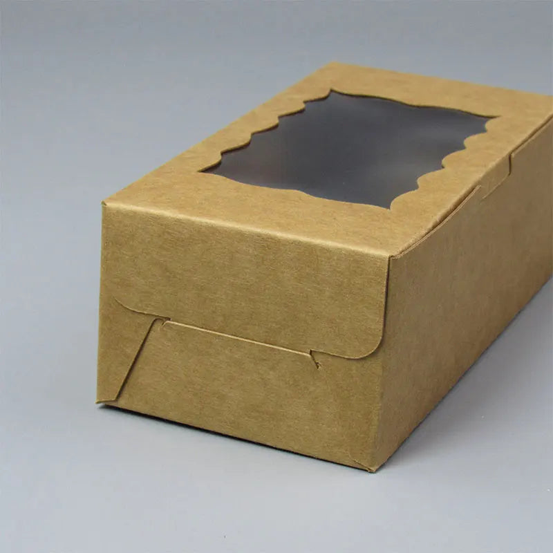 10/20/50pcs gift box with clear window-suitable for packaging, wedding, party birthday decoration and small business supplies