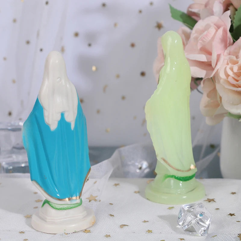 Catholic Mary Statue Madonna Handmade Virgin Mary Statue Jesus Home Decor Gift