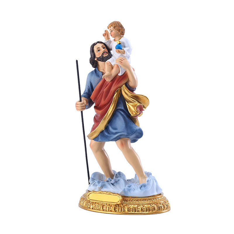 Jesus Statues/ Virgin Mary Figurine Sculpture Christian Wedding Gift Xmas Desktop Display Decors Renaissance Collection Gifts