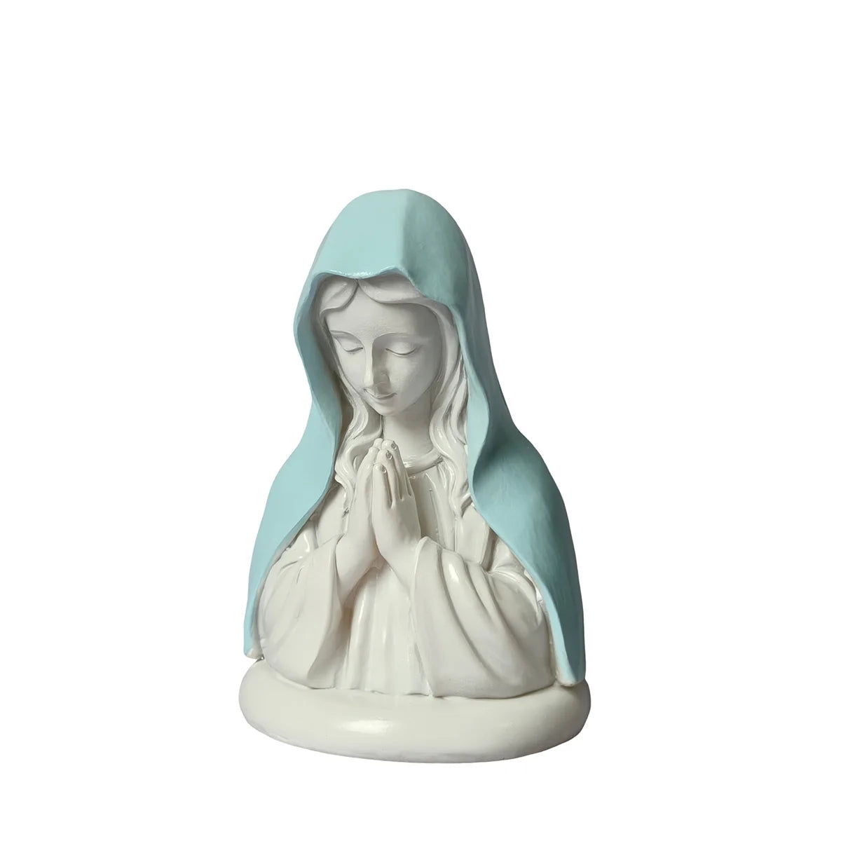1Pc Resin Mary Statue Ornament, Decorative Ornament, Religious Gift, Can Be Used for Desktop Decoration, Shelf Decoration, Prayer Room Decoration.