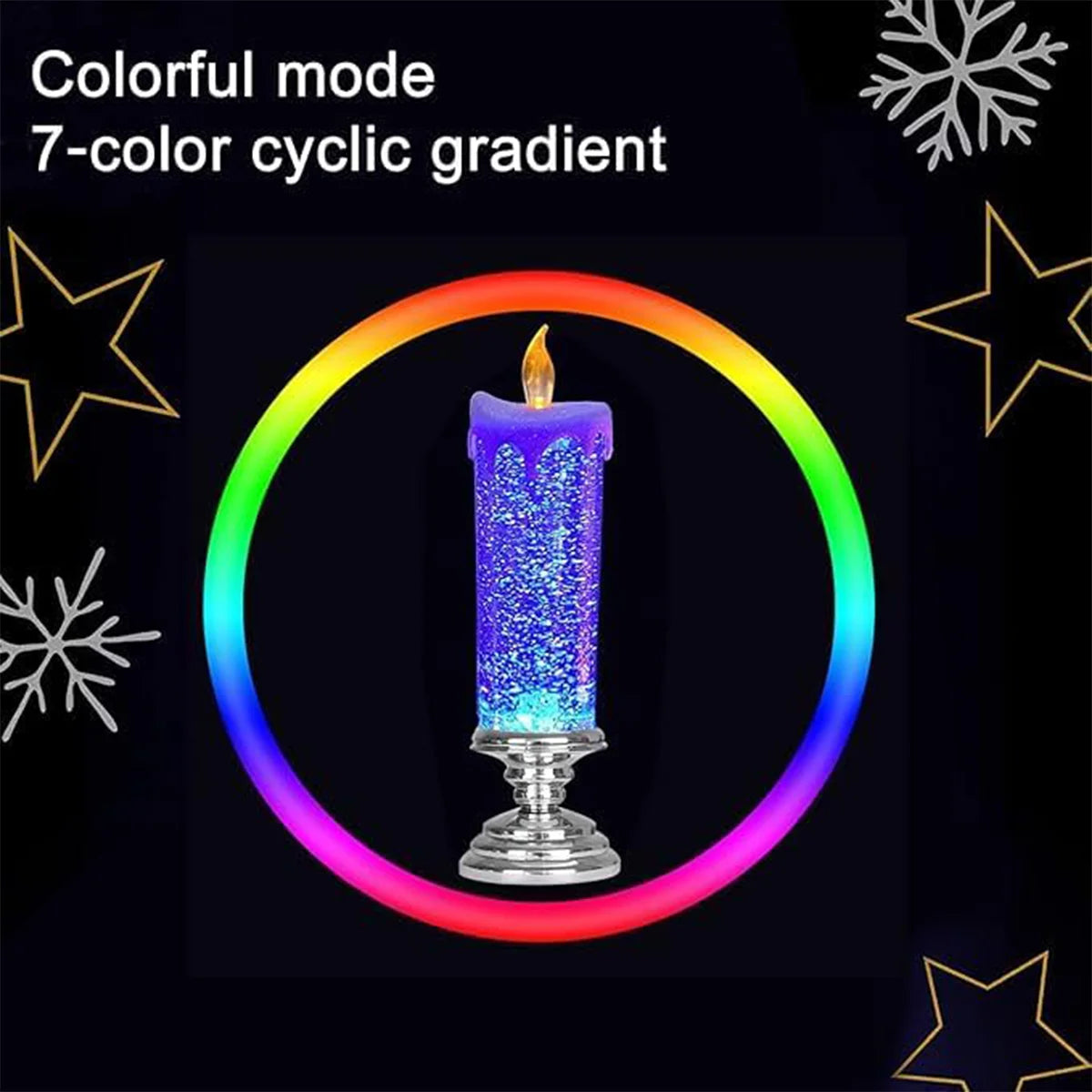 Led Christmas Candle Light Romantic Home Lights Candles Hotel Festival Decoration Lighting Colored Flameless Decorative Electric