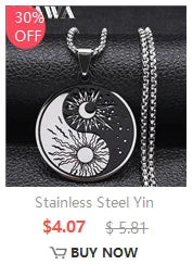 Christian Cross Jesus Stainless Steel Necklace for Women/Men Gold Color Crucifi