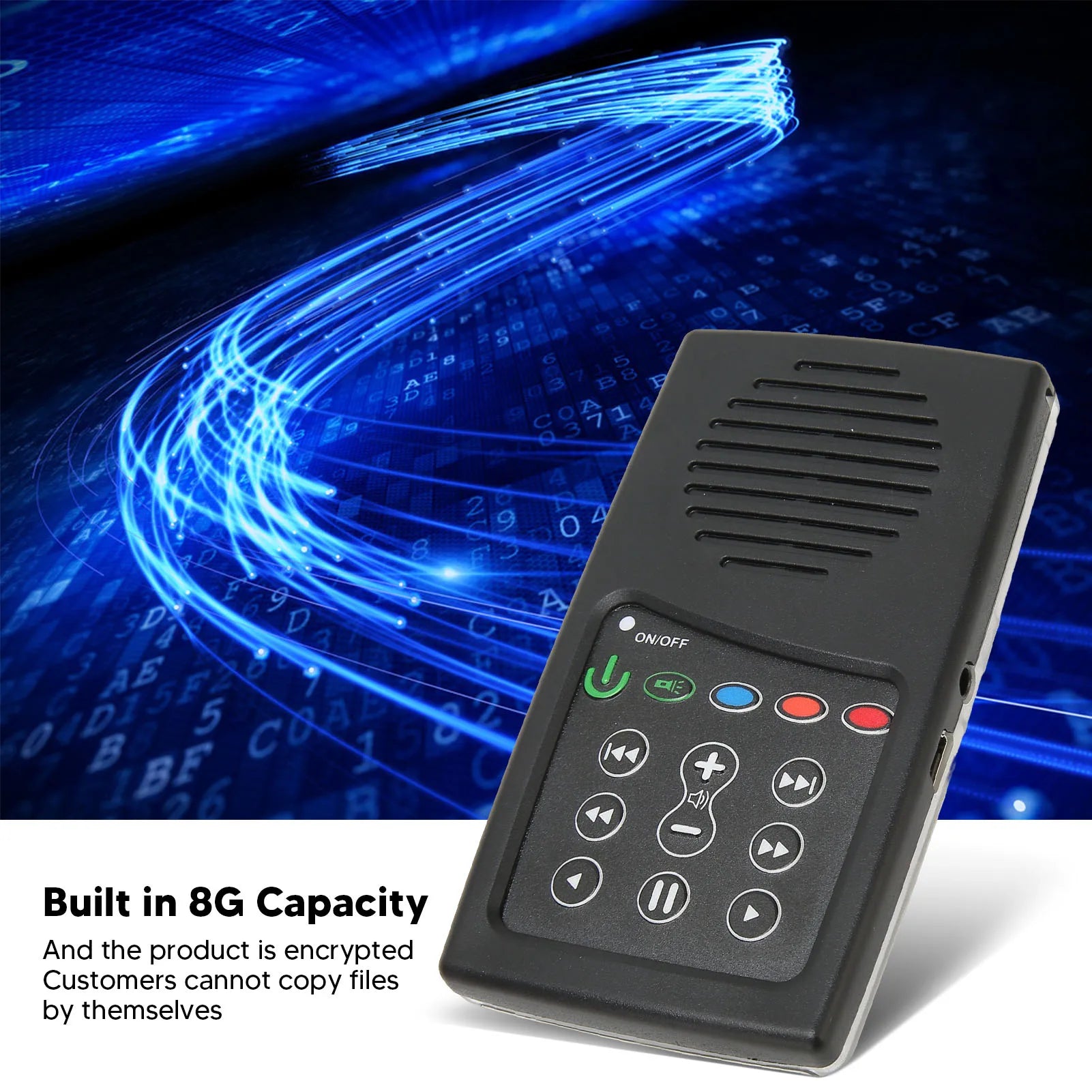 Sound Bible Player Electronic Bible Reader Solar Charging Built in 8G Capacity Portable Sound Bible Player for Bible Listener