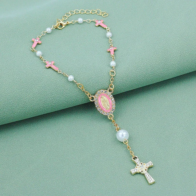 1pc Steering Wheel Rosary Ornament | Rosary Car Pendant Accessory | Car Decor | Car Pendant | Unique Fashion Car Pendant Decorat