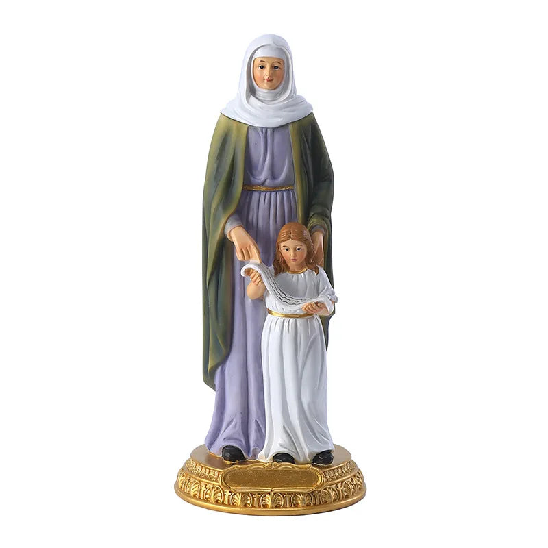 Jesus Statues/ Virgin Mary Figurine Sculpture Christian Wedding Gift Xmas Desktop Display Decors Renaissance Collection Gifts