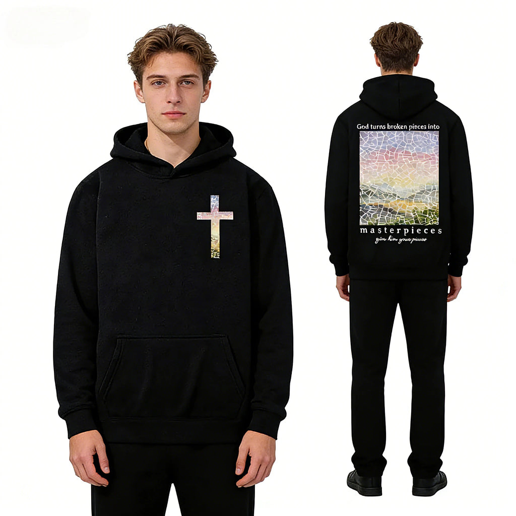 2026 Spring/Summer Christian Jesus Church Hoodie with Bible Text Retro Streetwear Millennium Edition