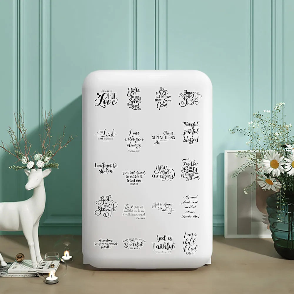 51Pcs Bible Verse Sticker Set - Religious Christian Decor Stickers RecordingYourLife Store