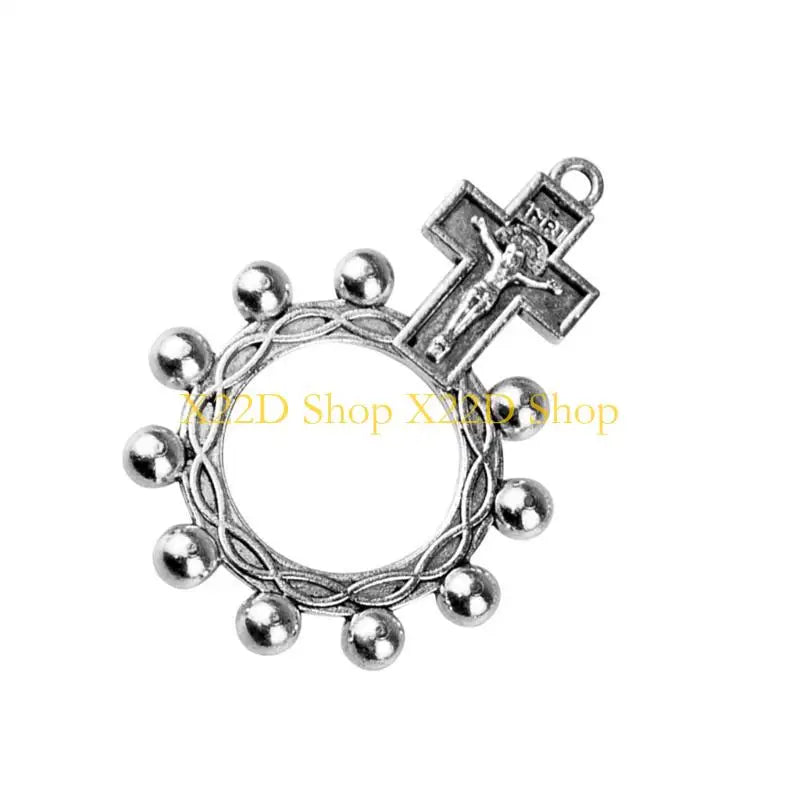X22D Religious Finger Rosary Rings,30Piece for Worship& Gifting For Baptisms Gift