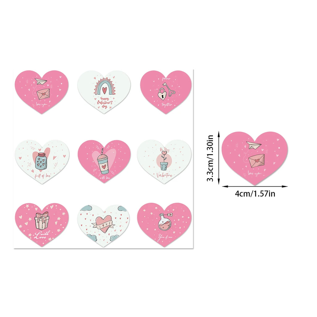 Valentine's Day Gift Bag Red Pink Candy Chocolate Packing Box Red Lip Love Printed Gift Box Valentine's Day Party Supplies Favor