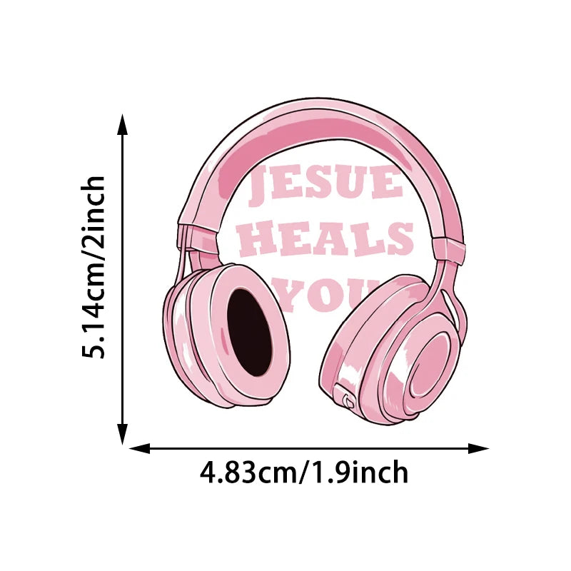 50PCS Pink Bible Verse Stickers Christian Faith Inspirational Religious Decals for Laptop Water Bottle Scripture Sticker