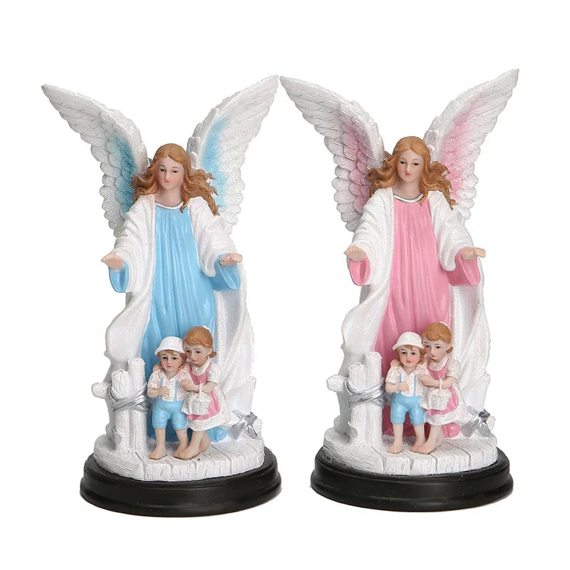 Jesus Statues/ Virgin Mary Figurine Sculpture Christian Wedding Gift Xmas Desktop Display Decors Renaissance Collection Gifts