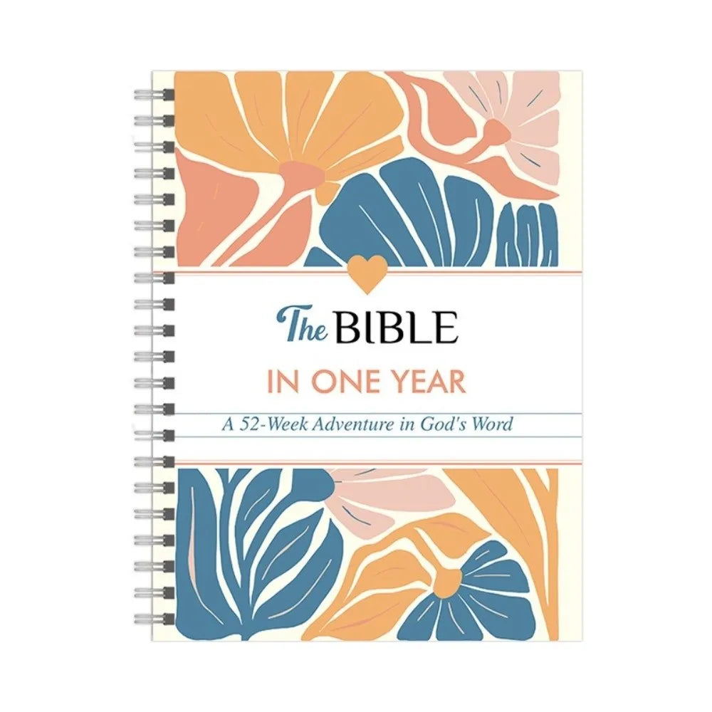 Hot Spiral Bound The Bible In A Year Through Gods Word A 52-Week Study 52-Week Learning Plan Spiral Bible Study Guide for Women