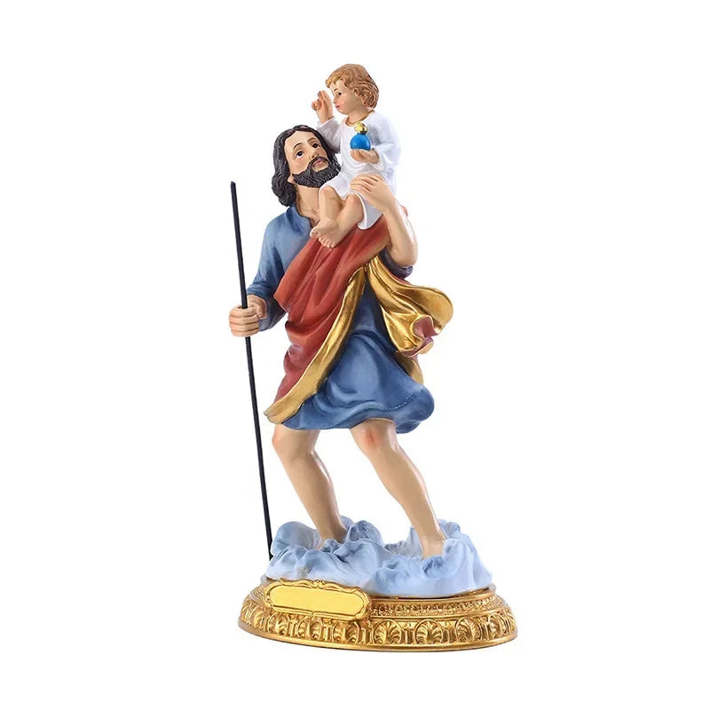 Jesus Statues/ Virgin Mary Figurine Sculpture Christian Wedding Gift Xmas Desktop Display Decors Renaissance Collection Gifts