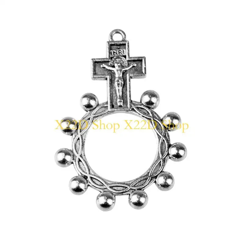 X22D Religious Finger Rosary Rings,30Piece for Worship& Gifting For Baptisms Gift