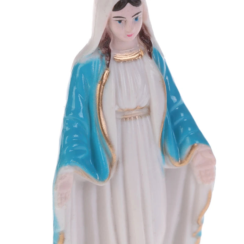 Catholic Mary Statue Madonna Handmade Virgin Mary Statue Jesus Home Decor Gift