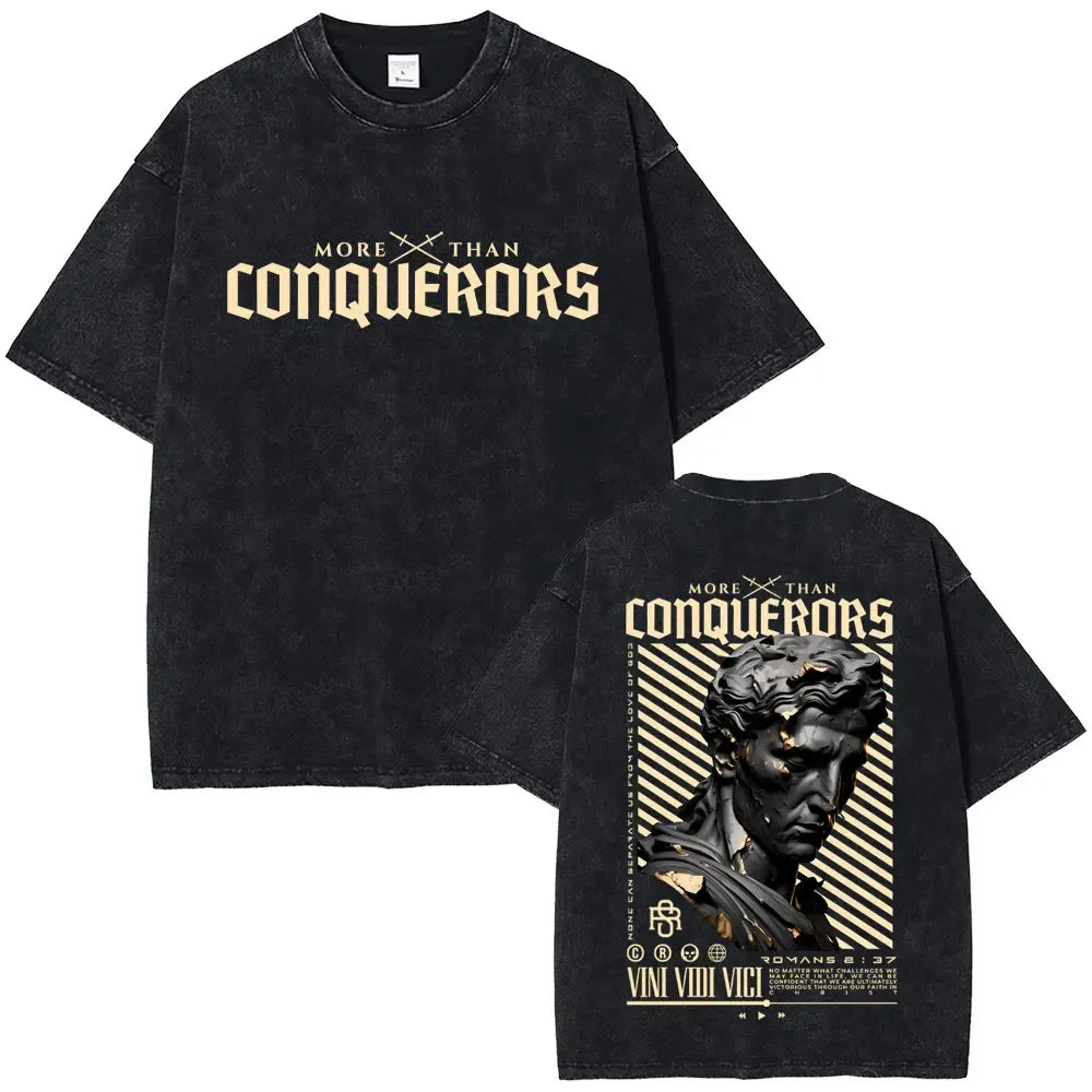2026 Spring summer Vintage Christian Jesus Blessing From God Graphic T-shirt Men Women Clothing Fashion Casual  Crewneck T Shirt