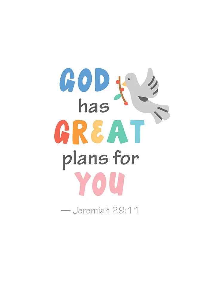Kids Bible Verse Scripture Posters Prints Canvas Painting Christian Education Wall Art Picture Church Sunday School Home Decor
