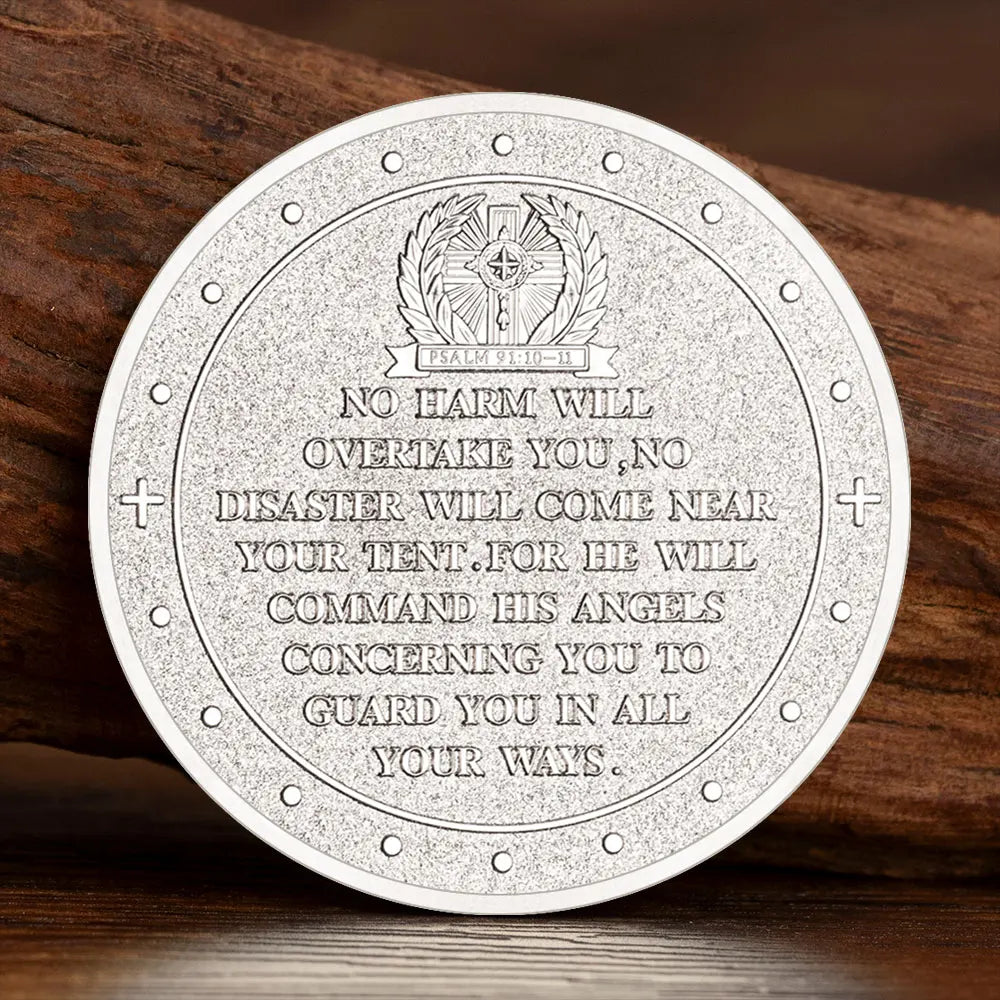 Gold/Silvery Plated Thank You Archangel Michael Challenge Medal Firefighter Coin Special Gift Military Collectible Coins