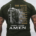 Men Templar Cross Letter T Shirt Graphic Tee Christian T Shirts 3D Print Vintage Fashion Designer Street Casual Daily Clothing