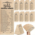 50/100pcs Bible Emergency Number Bookmarks Christian Gifts Religious Bible Verse Bookmarks Christian Bookmarks