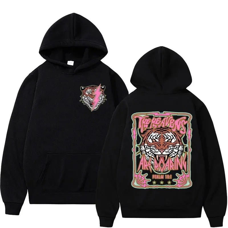 2026 Spring/Summer Christian Jesus Church Hoodie with Bible Text Retro Streetwear Millennium Edition