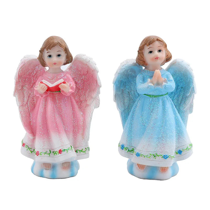Jesus Statues/ Virgin Mary Figurine Sculpture Christian Wedding Gift Xmas Desktop Display Decors Renaissance Collection Gifts