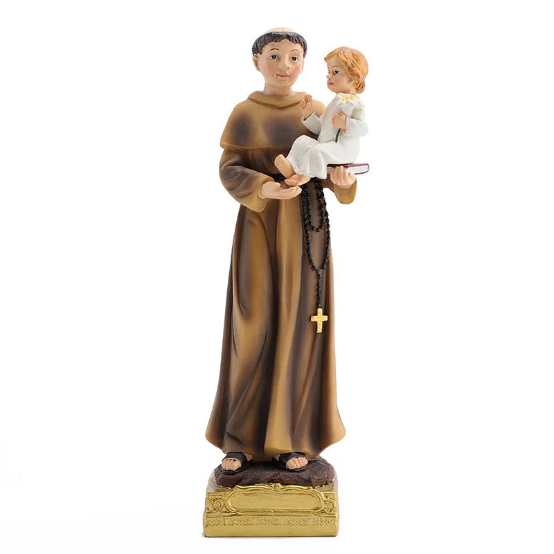 Jesus Statues/ Virgin Mary Figurine Sculpture Christian Wedding Gift Xmas Desktop Display Decors Renaissance Collection Gifts