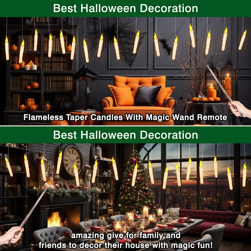 Church LED Taper Candles 16.5cm Flameless Battery Operated Window Candles for Christmas Wedding Churches Birthday Party Decor