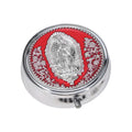 Classic Wowser Our Lady Prayer Rosary Storage Box Versatile Metallic Metal Gift Box Elegant Religious Jewelry Case Church Events