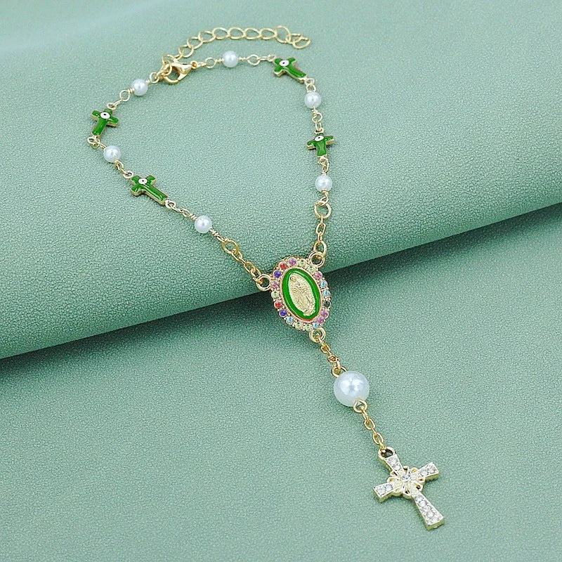1pc Steering Wheel Rosary Ornament | Rosary Car Pendant Accessory | Car Decor | Car Pendant | Unique Fashion Car Pendant Decorat