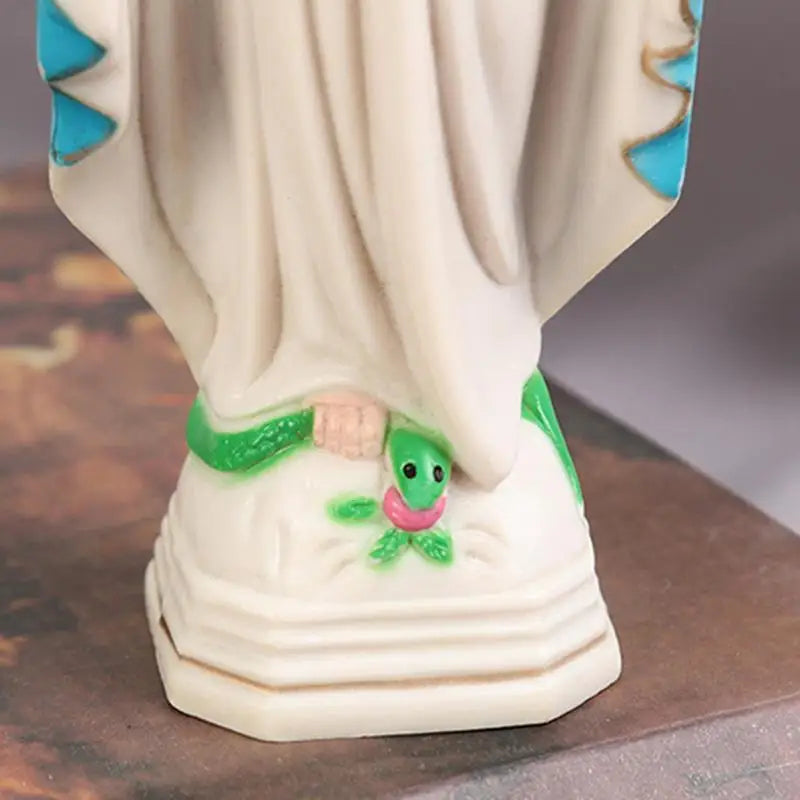 Virgin Mary Plastic Statue Handmade Catholic Virgin Mary Statue Christmas Home Decoration Christmas Gifts