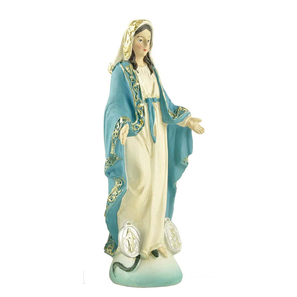 Lady Of Miraculous Medal Our Lady Of Grace Catholic Virgen Maria Virgin Mary Statues Catholic Gift Resin Virgen Maria Estatua