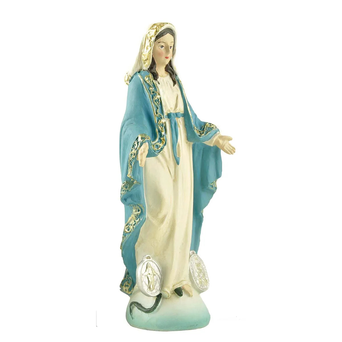 Lady Of Miraculous Medal Our Lady Of Grace Catholic Virgen Maria Virgin Mary Statues Catholic Gift Resin Virgen Maria Estatua