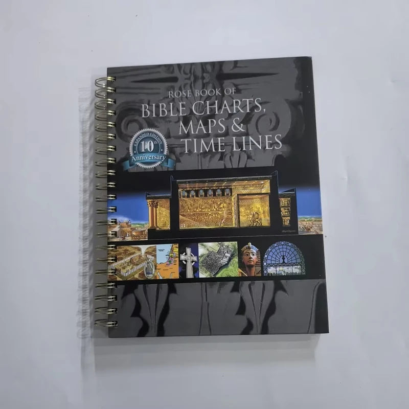 Bible Charts,Maps & Time Lines 10th Anniversary Edition Pilgrimage Travel Bible Study English Guide Book