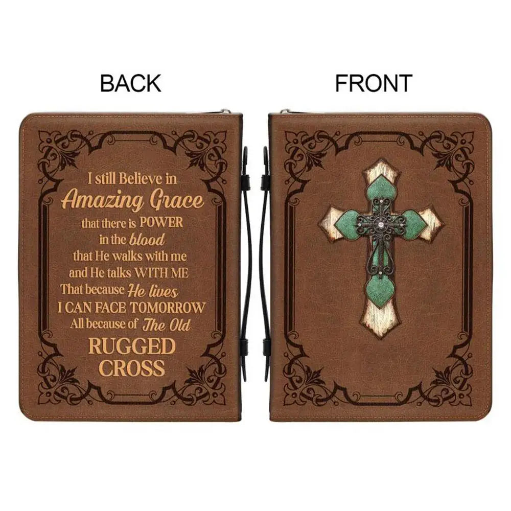 Bible Bags Creative Pattern Study Bible Cover With Handle Bible Book Cover For Scripture Study Bible Protector Bible Tote Bag
