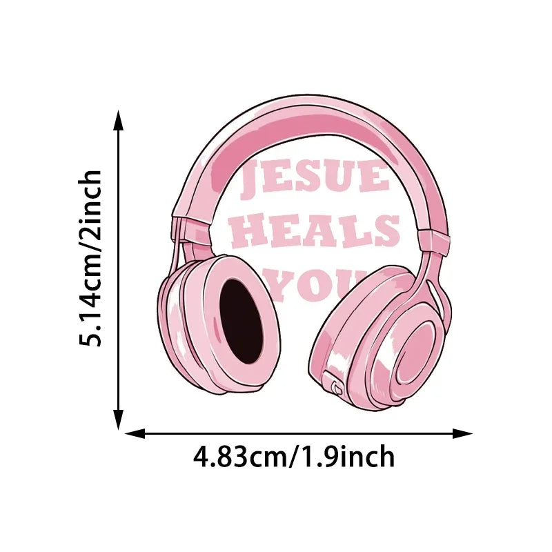 50PCS Pink Bible Verse Stickers Christian Faith Inspirational Religious Decals for Laptop Water Bottle Scripture Sticker