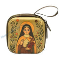 Rosary Jewelry Box Religious Trinket Storage Holders Case Religious Trinket Box Coin Purse Rosary Prayer Bag Zippers
