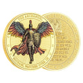 Gold/Silvery Plated Thank You Archangel Michael Challenge Medal Firefighter Coin Special Gift Military Collectible Coins