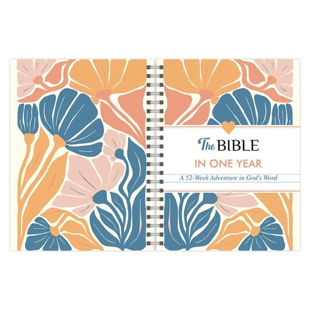Hot Spiral Bound The Bible In A Year Through Gods Word A 52-Week Study 52-Week Learning Plan Spiral Bible Study Guide for Women