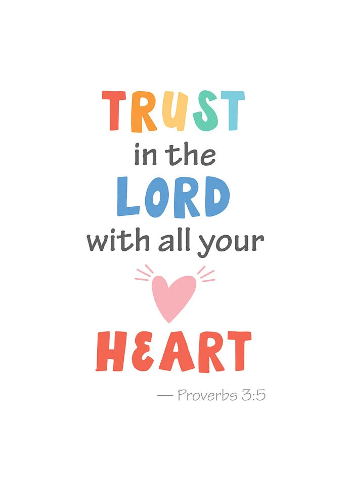 Kids Bible Verse Scripture Posters Prints Canvas Painting Christian Education Wall Art Picture Church Sunday School Home Decor