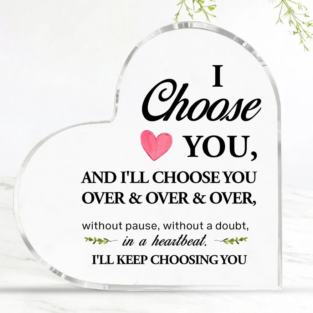 Valentines Day Gifts for Him,Valentines Gift Ideas for Husband,Gifts for Husband,Wedding Gifts for Him,I Choose You Gift for Him
