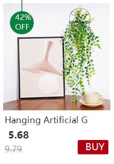 1Pc 200Cm Green Vine Silk Artificial Ivy Hanging Leaf Garland Plant Creeper Leaf Home  Wedding Garden Bathroom Decoration