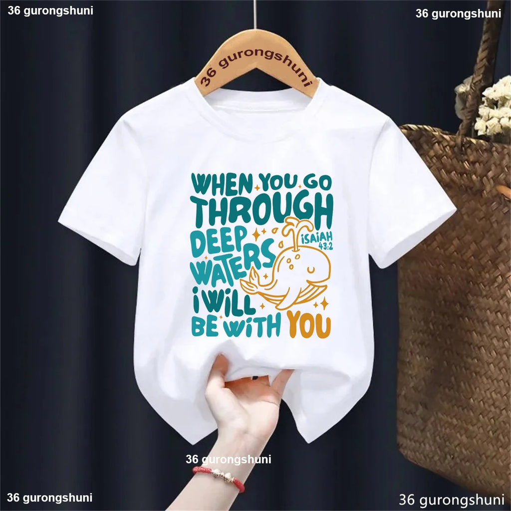 Kids Bible Verse Tshirt, Christian Kids Shirt, Bible Verse Shirt, Biblical Toddler Tee, Kids Jesus Shirt, Kids Church Shirt