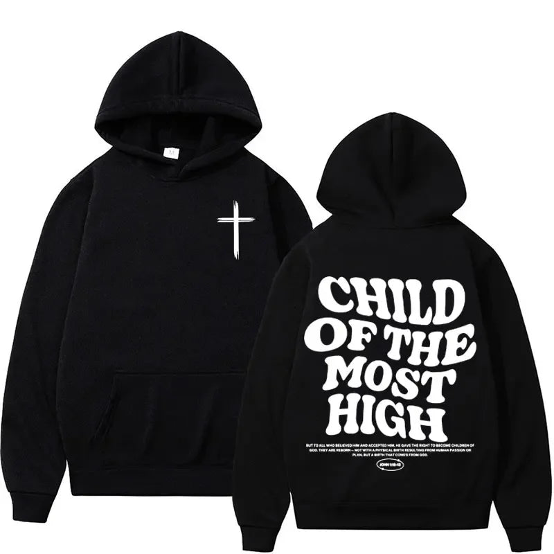 2026 Spring/Summer Christian Jesus Church Hoodie with Bible Text Retro Streetwear Millennium Edition