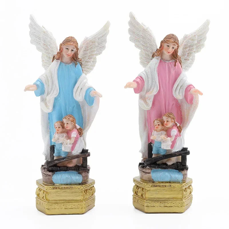 Jesus Statues/ Virgin Mary Figurine Sculpture Christian Wedding Gift Xmas Desktop Display Decors Renaissance Collection Gifts