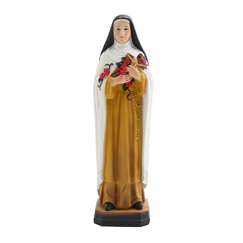 Jesus Statues/ Virgin Mary Figurine Sculpture Christian Wedding Gift Xmas Desktop Display Decors Renaissance Collection Gifts